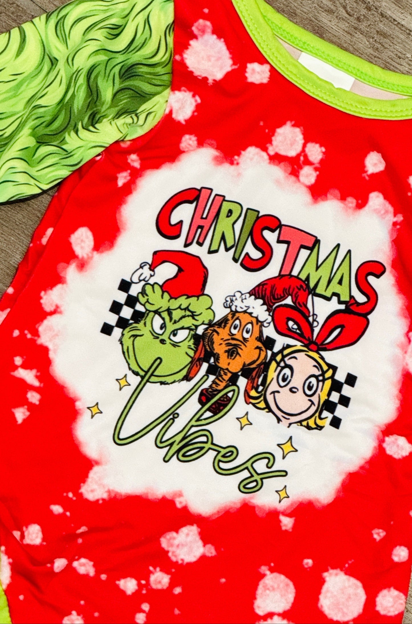 Grinch Christmas Vibes Infant Bodysuit