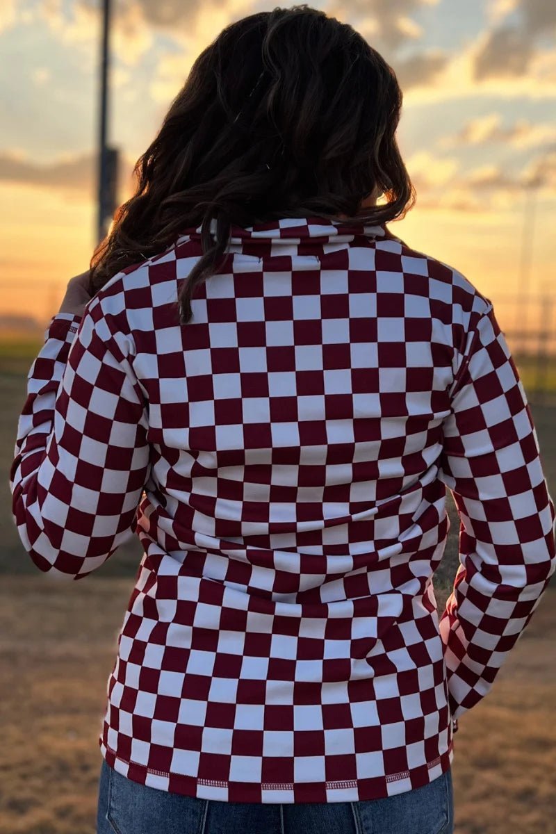 Pep Rally Pullover - Maroon