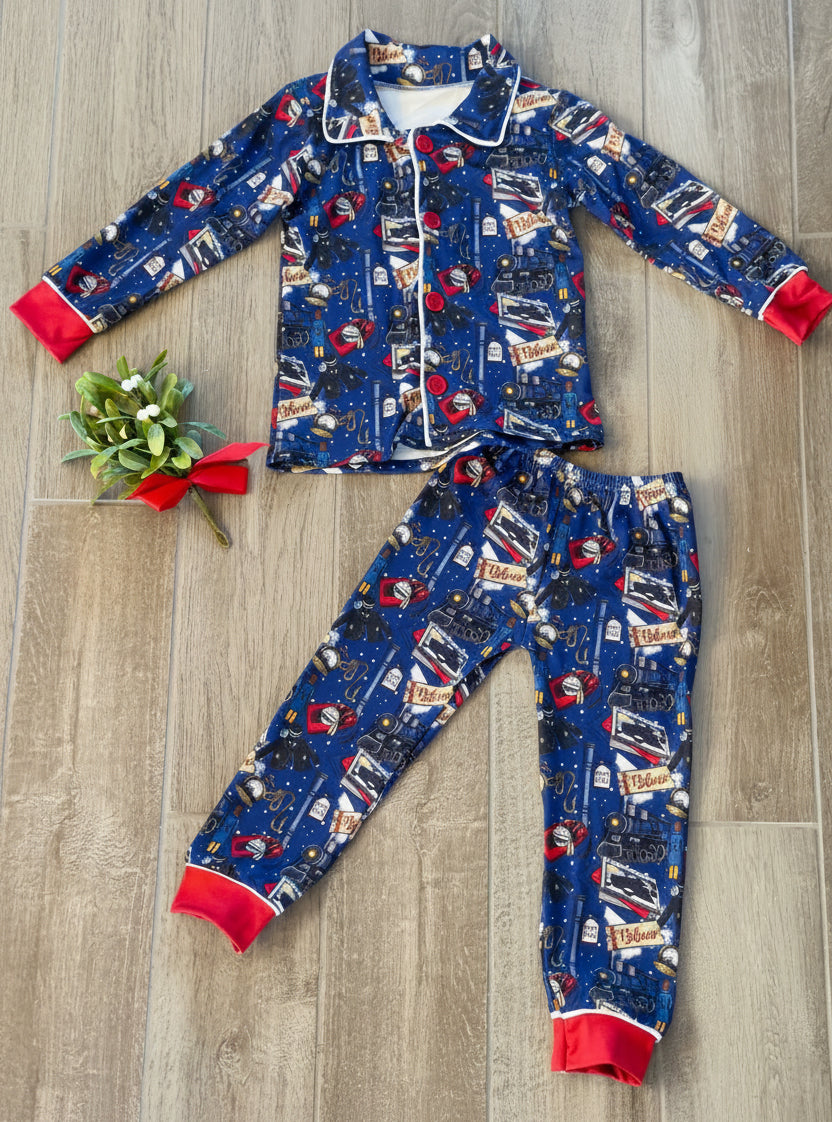 Polar Express Christmas Pajama Set