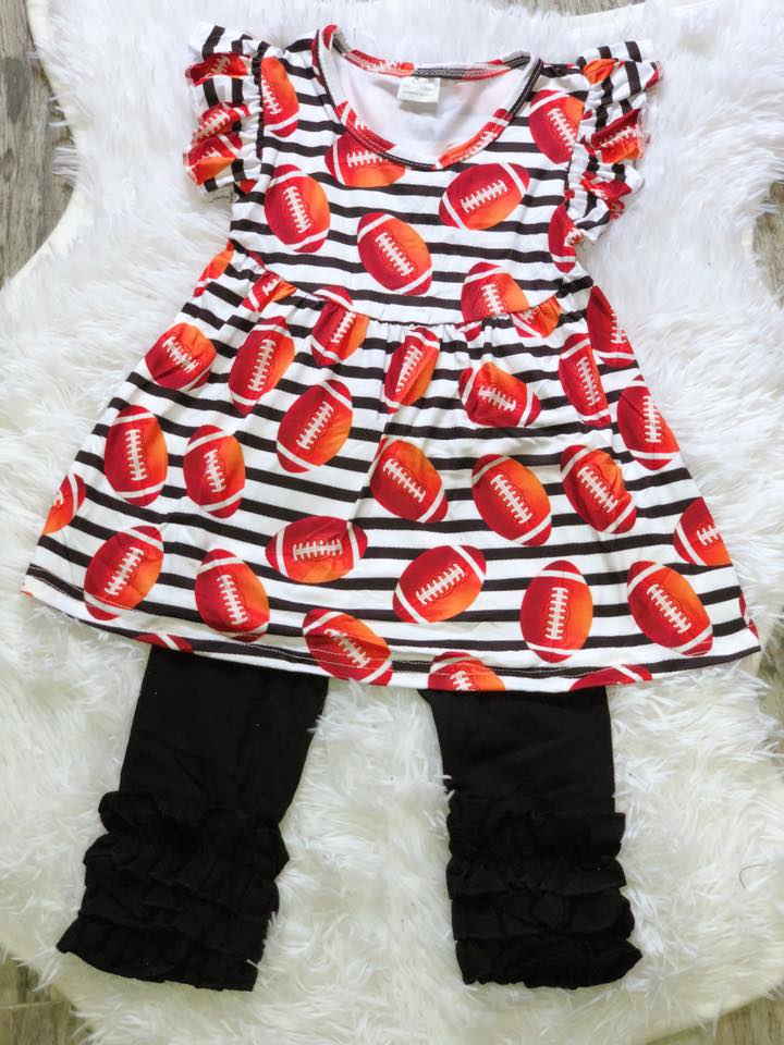 Stripe Football Set - Nico Bella Boutique