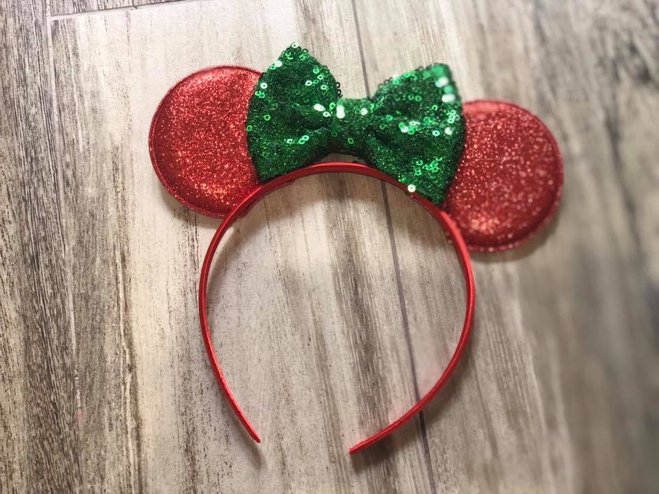 Red & Green Minnie Headband - Nico Bella Boutique