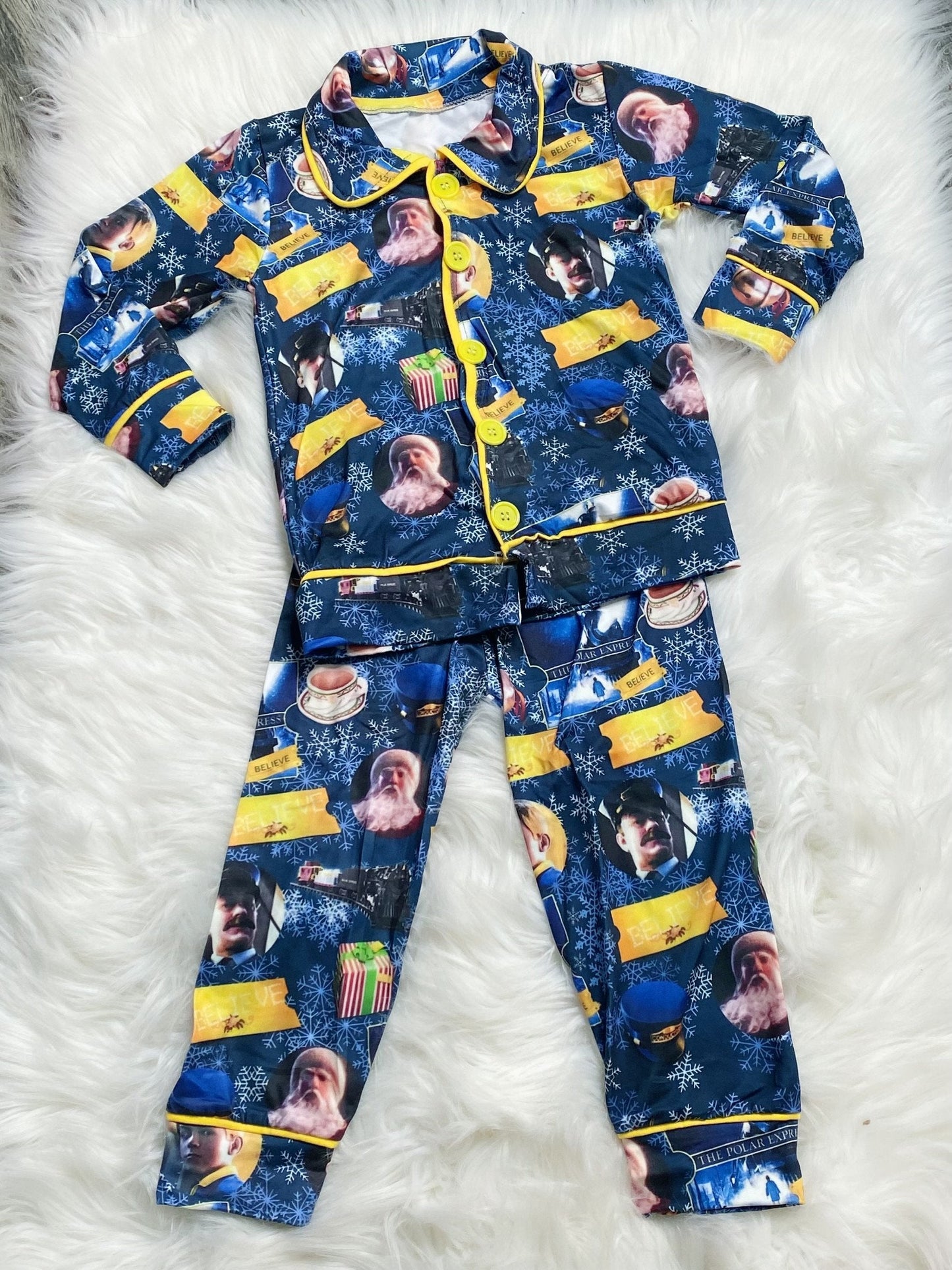 Polar Express Pajama Set - Nico Bella Boutique