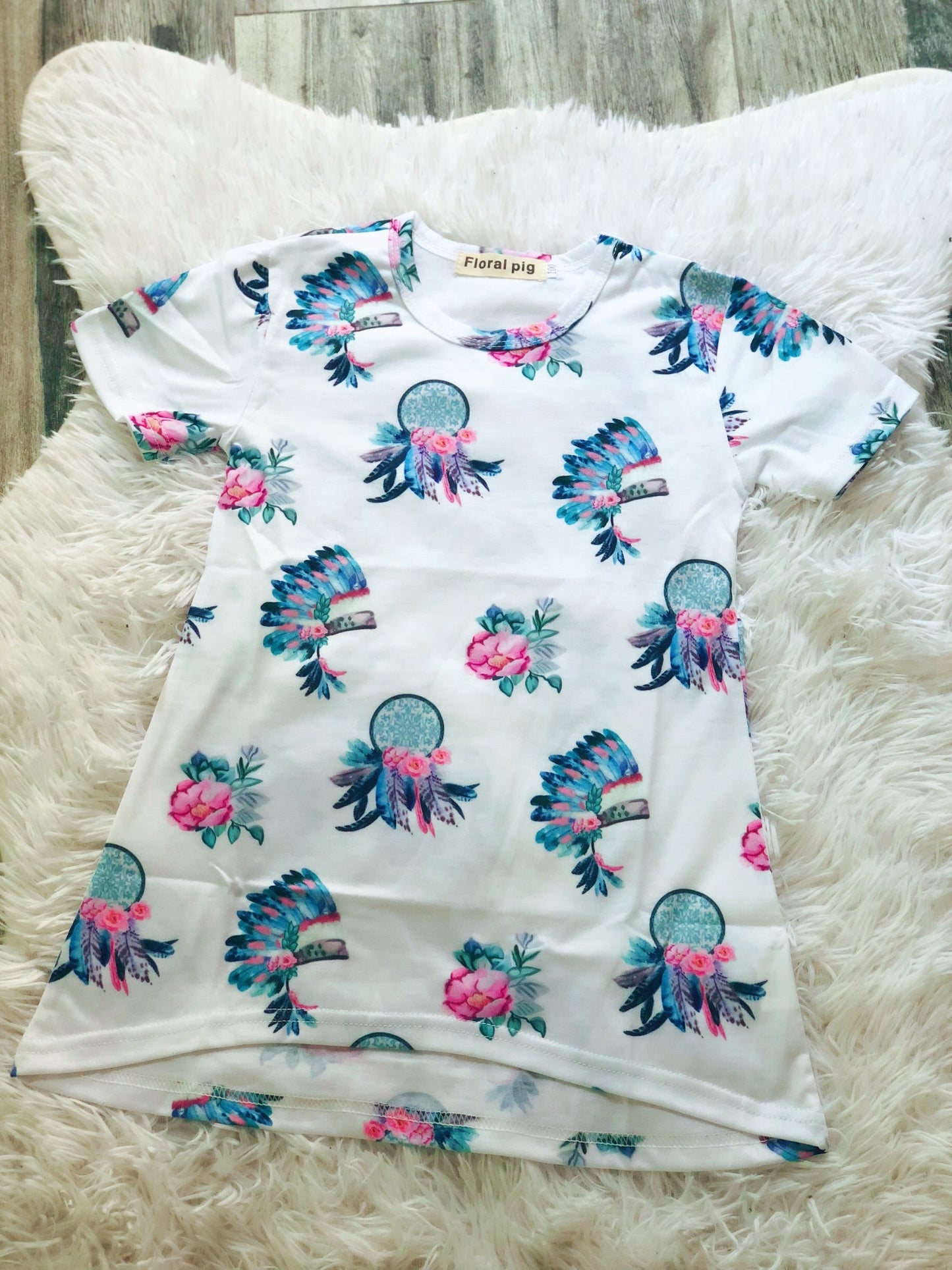 Dream Catcher Tunic Dress - Nico Bella Boutique