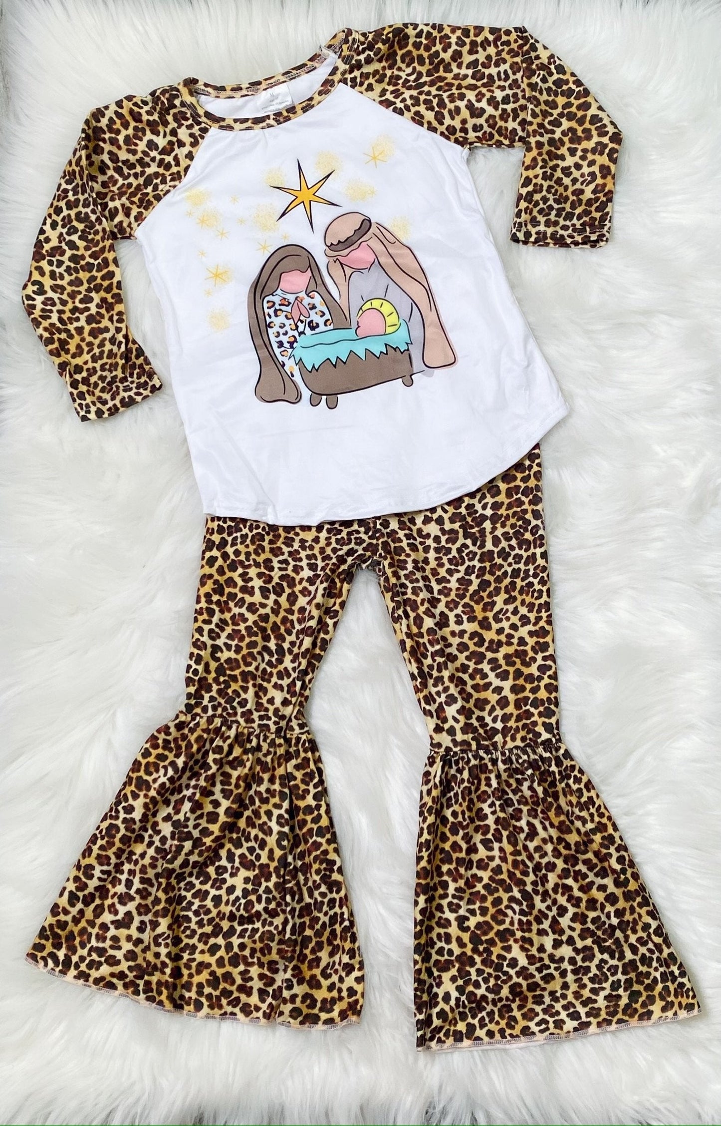 Nativity Leopard Set - Nico Bella Boutique
