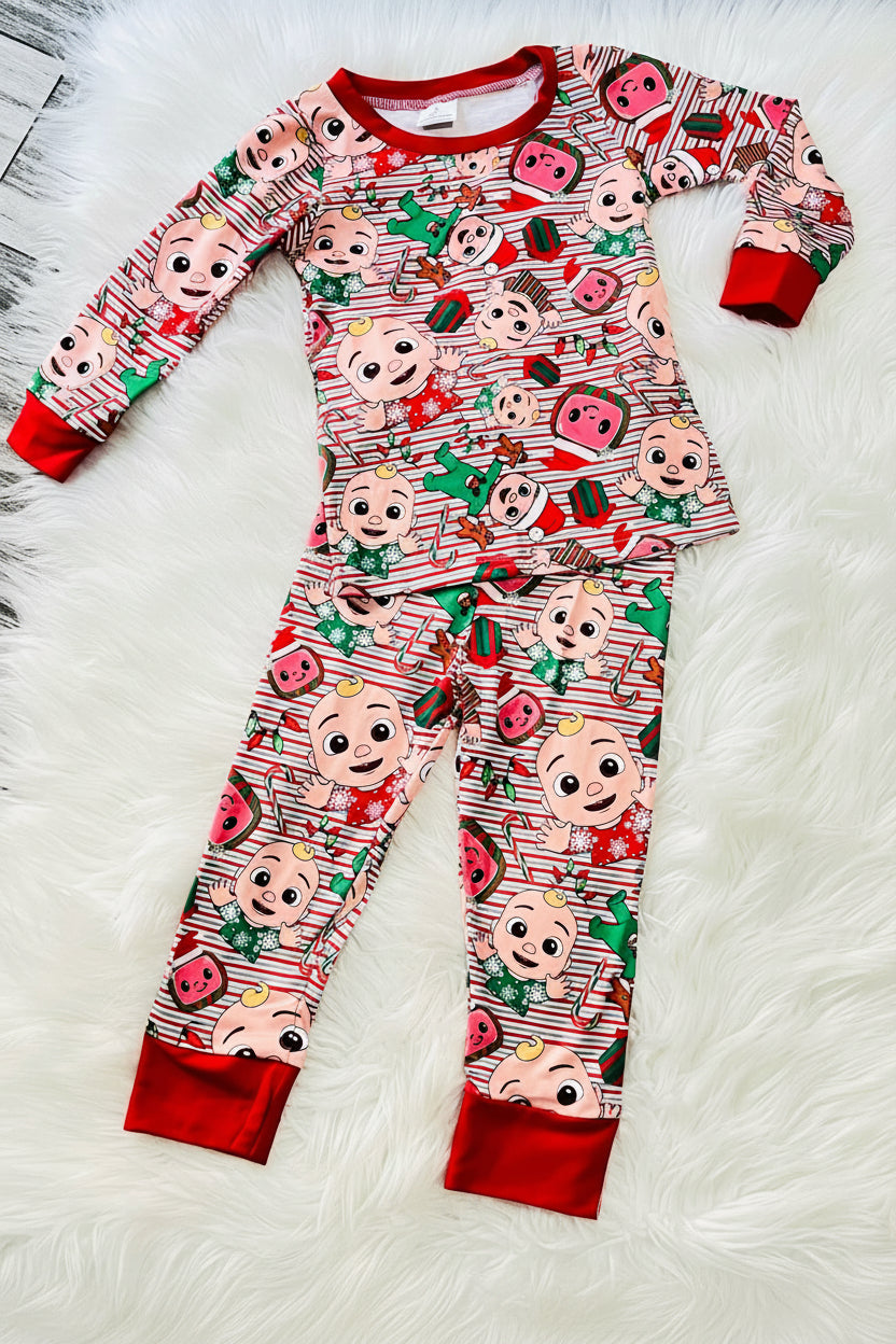 Cocomelon Christmas Pajama Set