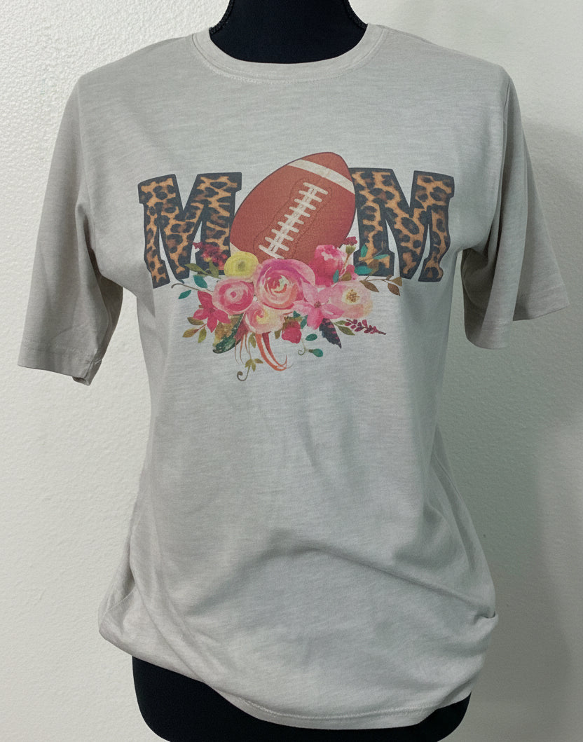 Football Mom Graphic Tee - Nico Bella Boutique