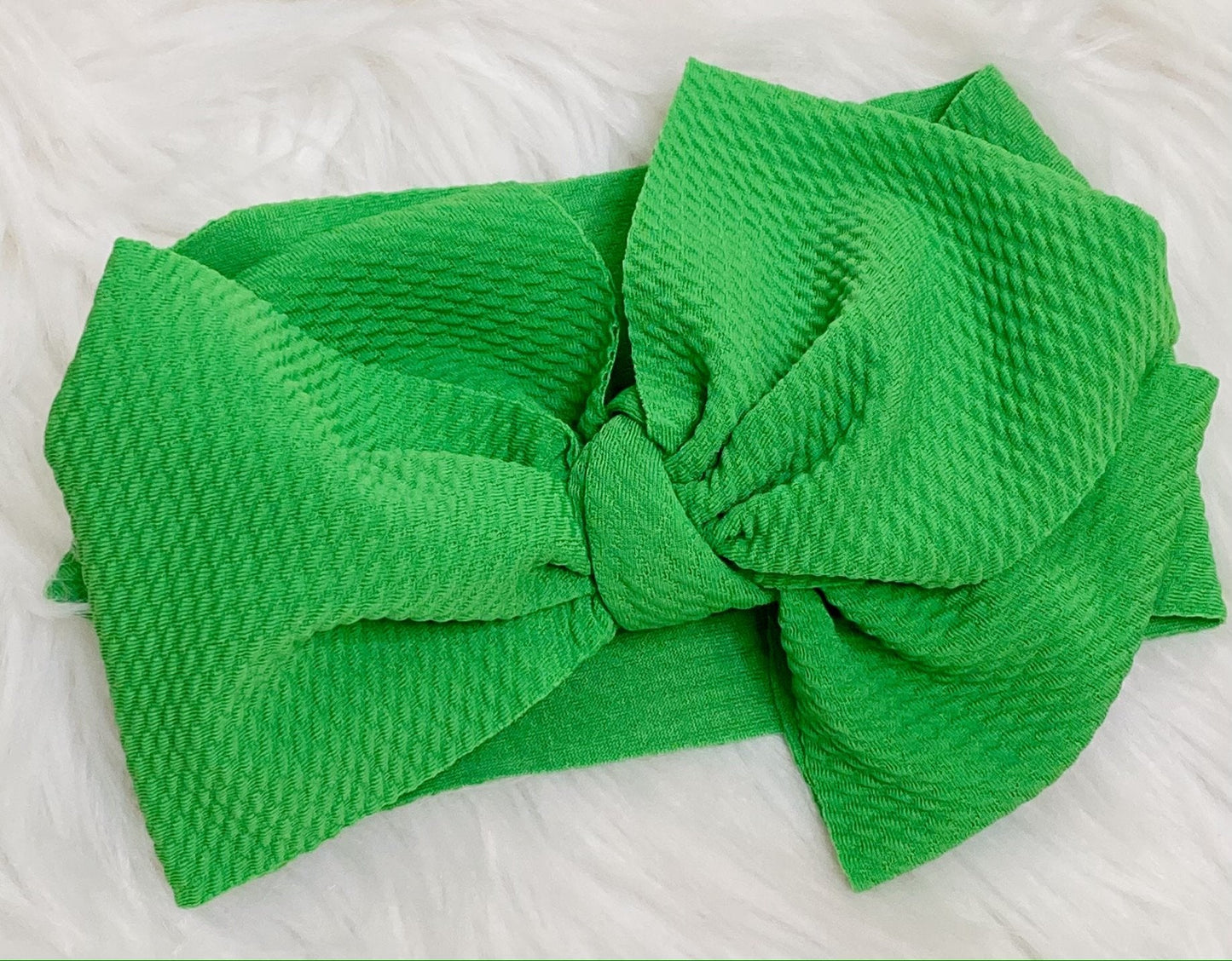 Green Head Wrap Bow Headband - Nico Bella Boutique
