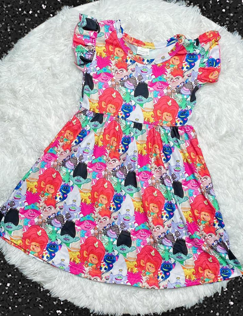 Trolls World Tour Pearl Dress - Nico Bella Boutique