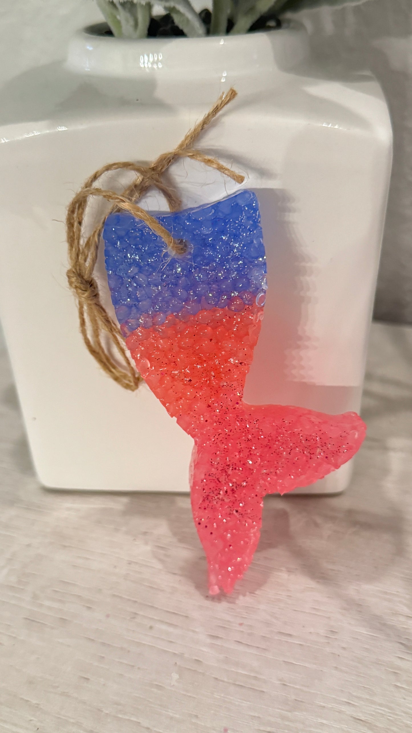Mermaid Tail Freshie - Pink Chiffon Scent