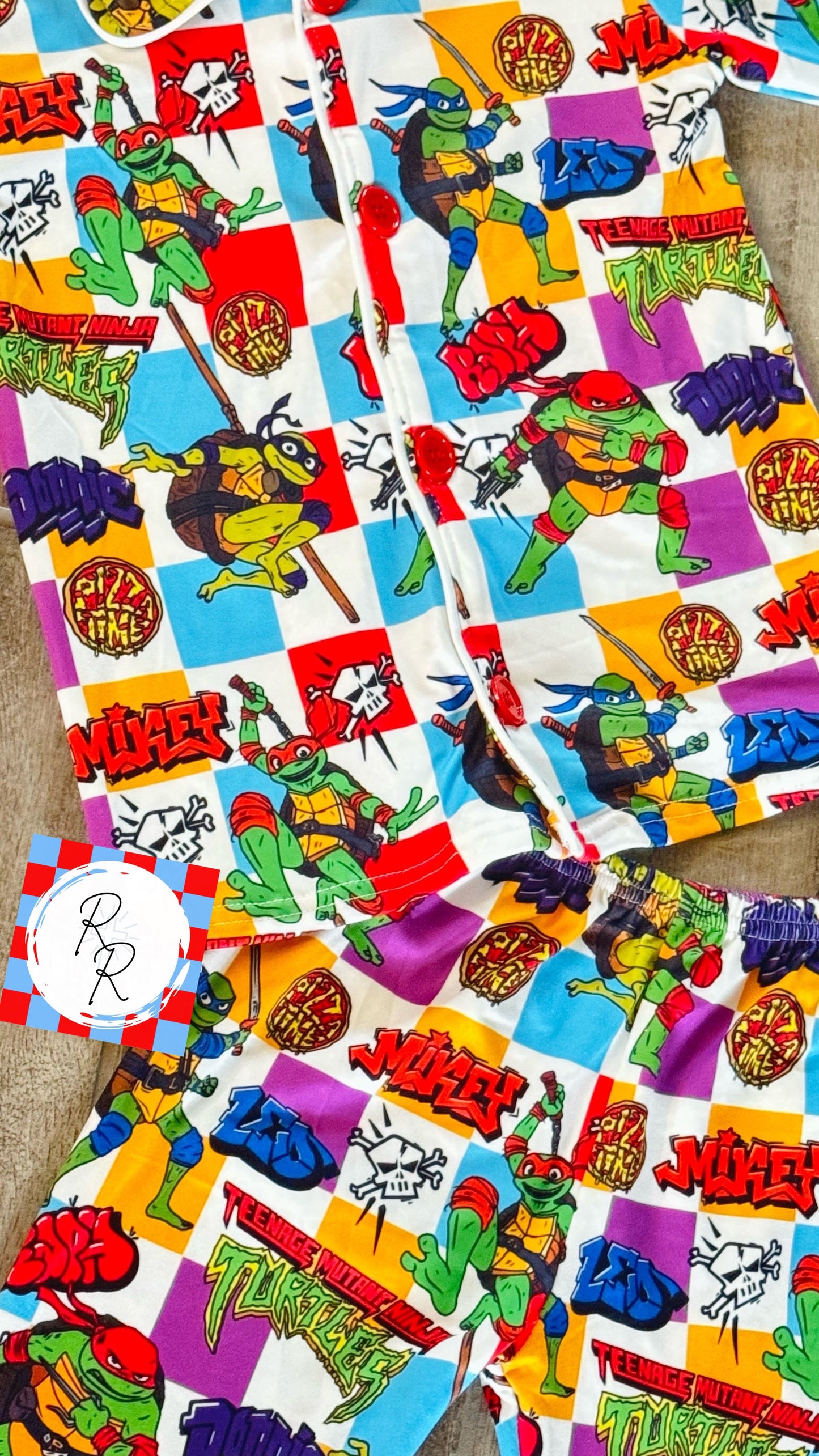TMNT Mutant Mayhem Ninja Turtles Pajama Set