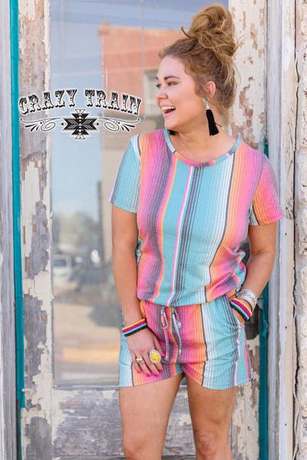 Siesta Serape Romper - Nico Bella Boutique 