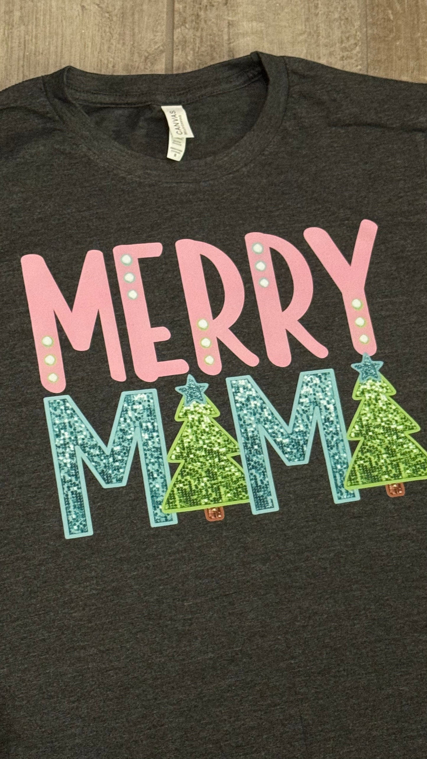 Adult Merry Mama Christmas Graphic Tee - Double Take Western Boutique