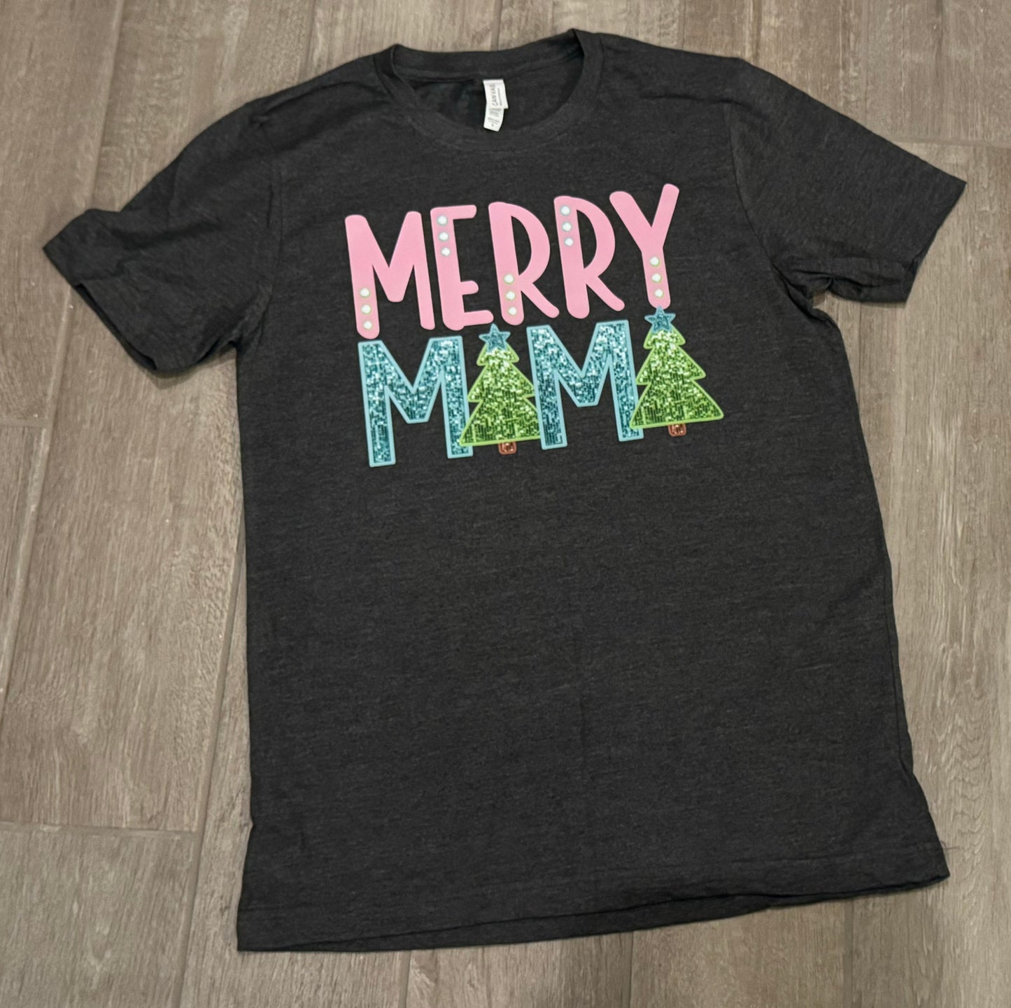 Adult Merry Mama Christmas Graphic Tee - Double Take Western Boutique
