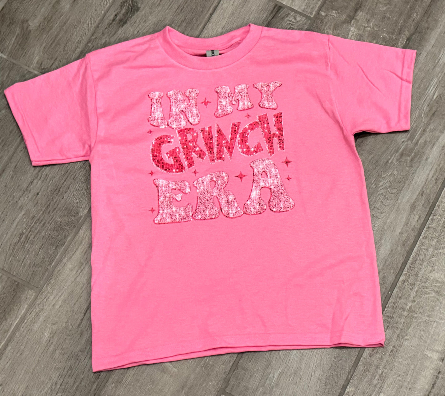 Girls Pink Grinch Era Grinch Christmas Shirt - Double Take Western Boutique