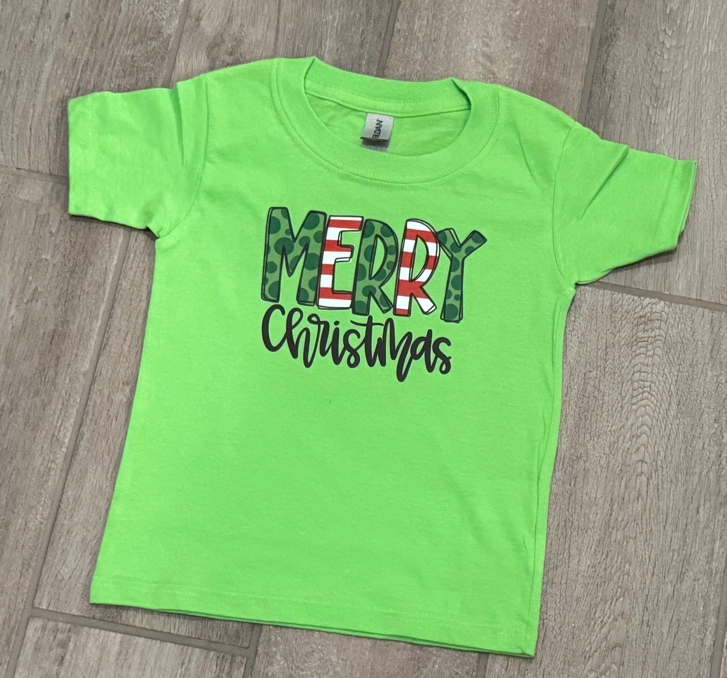 Kids Merry Christmas Shirt - Double Take Western Boutique