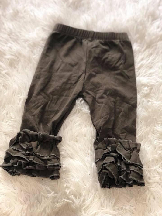 Charcoal Icing Capris - Nico Bella Boutique 