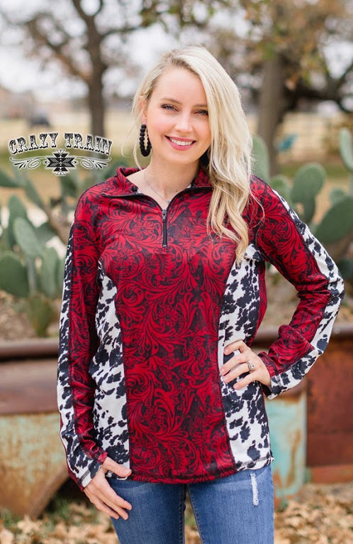 Paisley Cowboy Pullover
