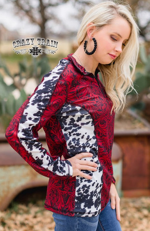 Paisley Cowboy Pullover