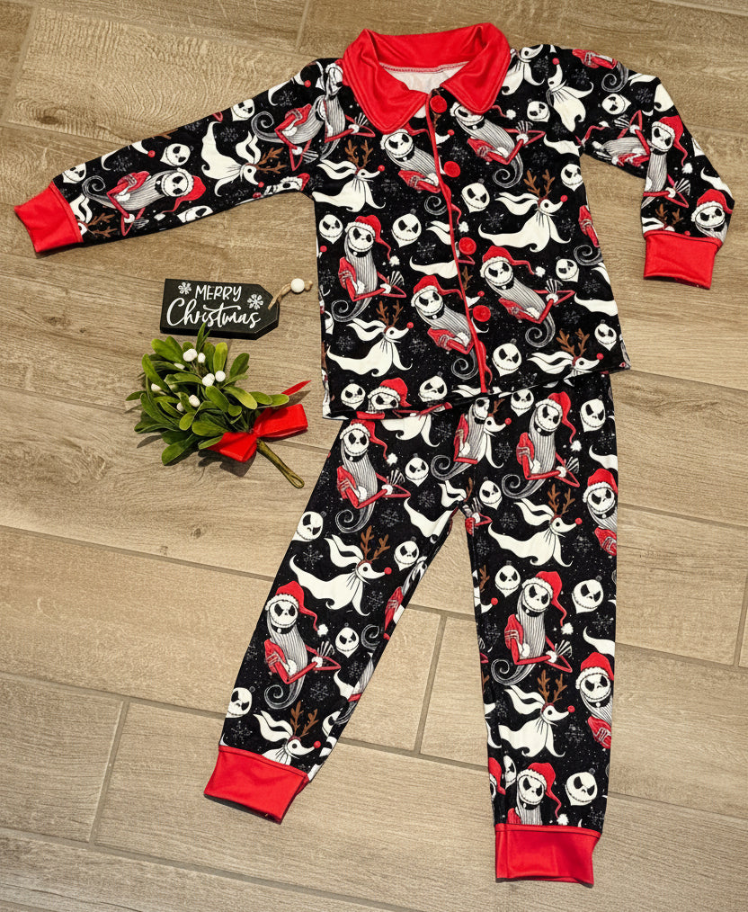 Nightmare Before Christmas Jack Santa Pajama Set