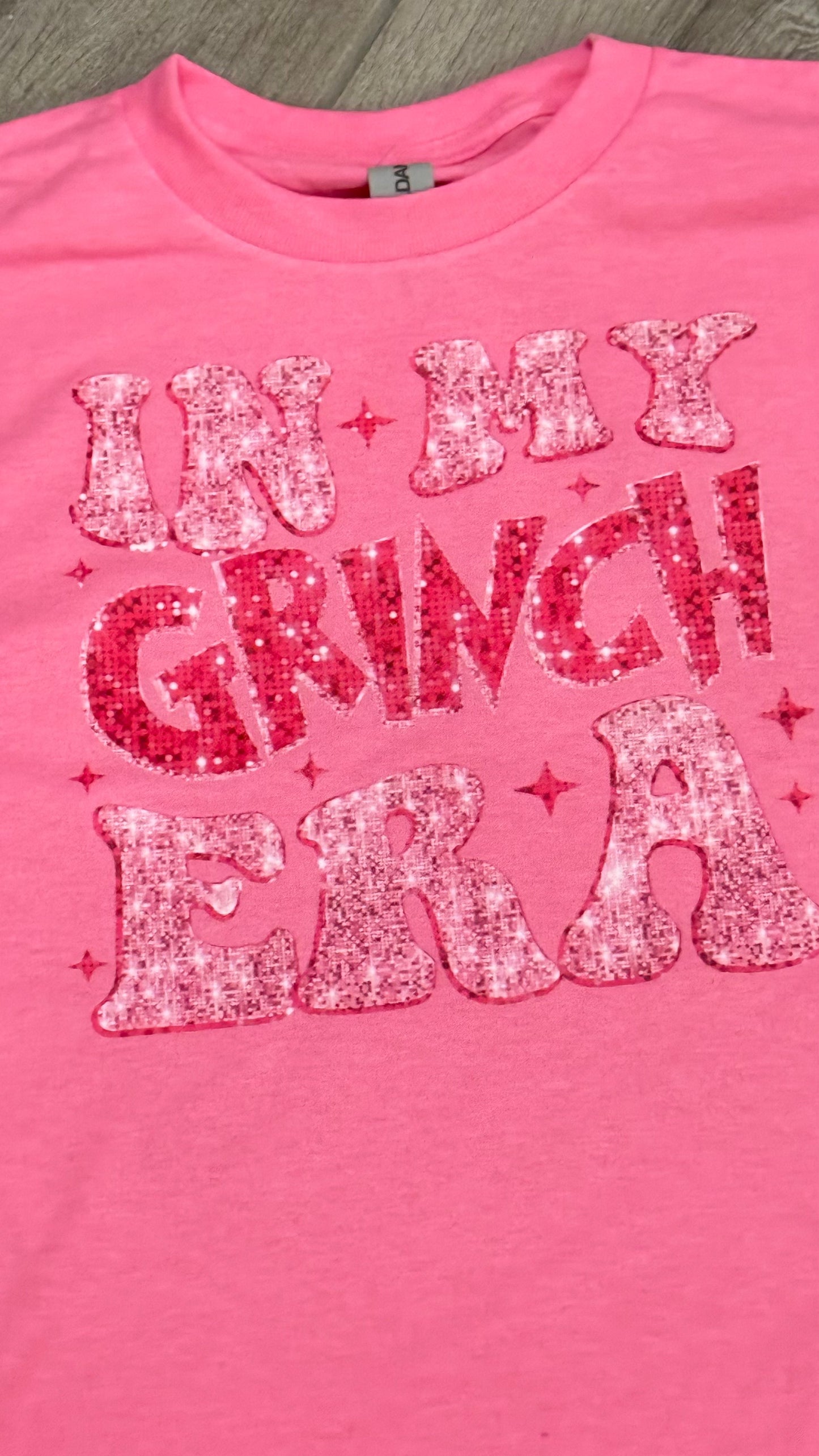 Girls Pink Grinch Era Grinch Christmas Shirt - Double Take Western Boutique