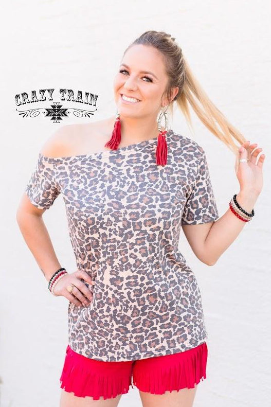 Leopard Wyoming Wild Top - Nico Bella Boutique 