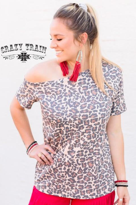 Leopard Wyoming Wild Top - Nico Bella Boutique 