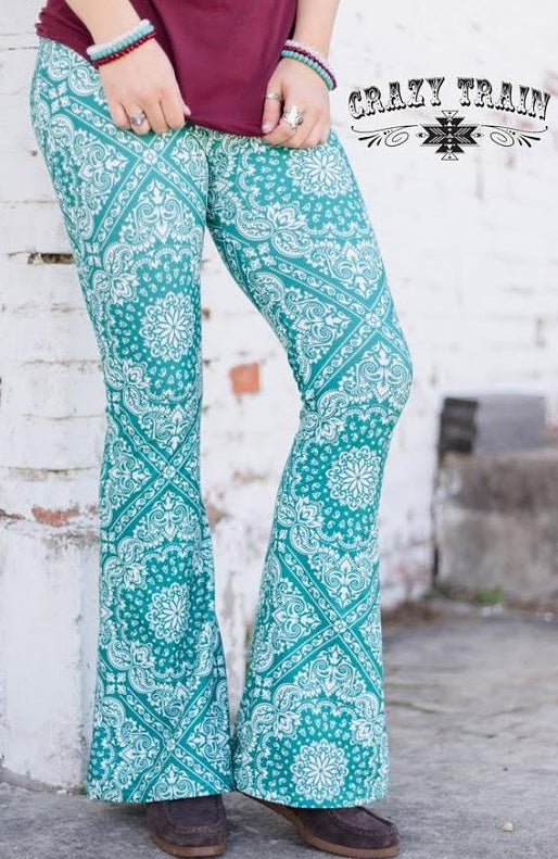 Teal Rodeo Rags Bells - Nico Bella Boutique 