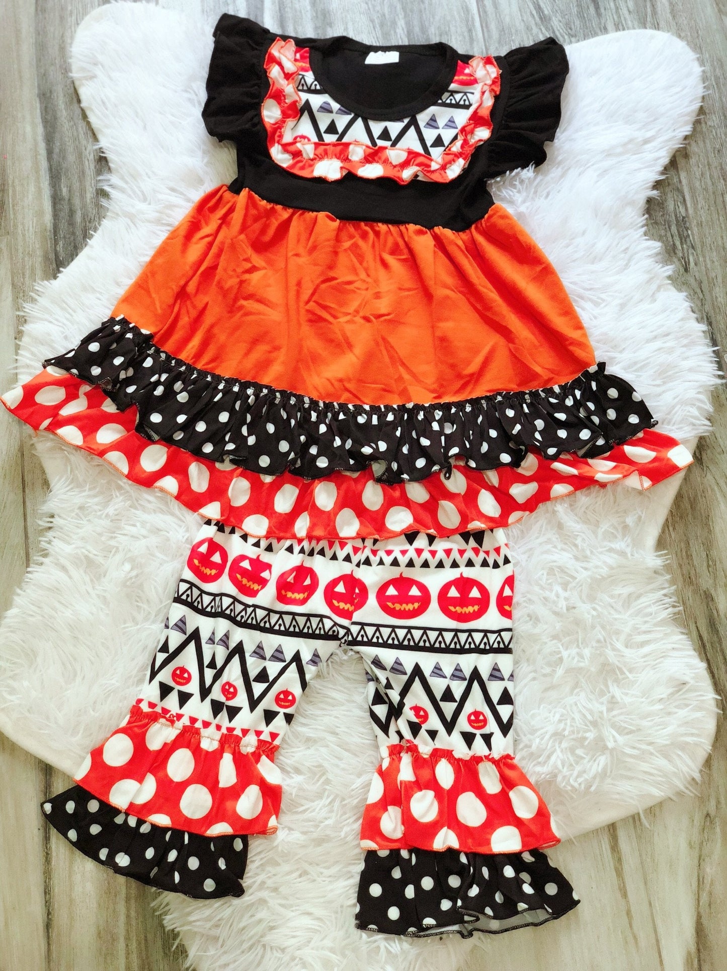 Aztec Halloween Pant Set - Nico Bella Boutique 