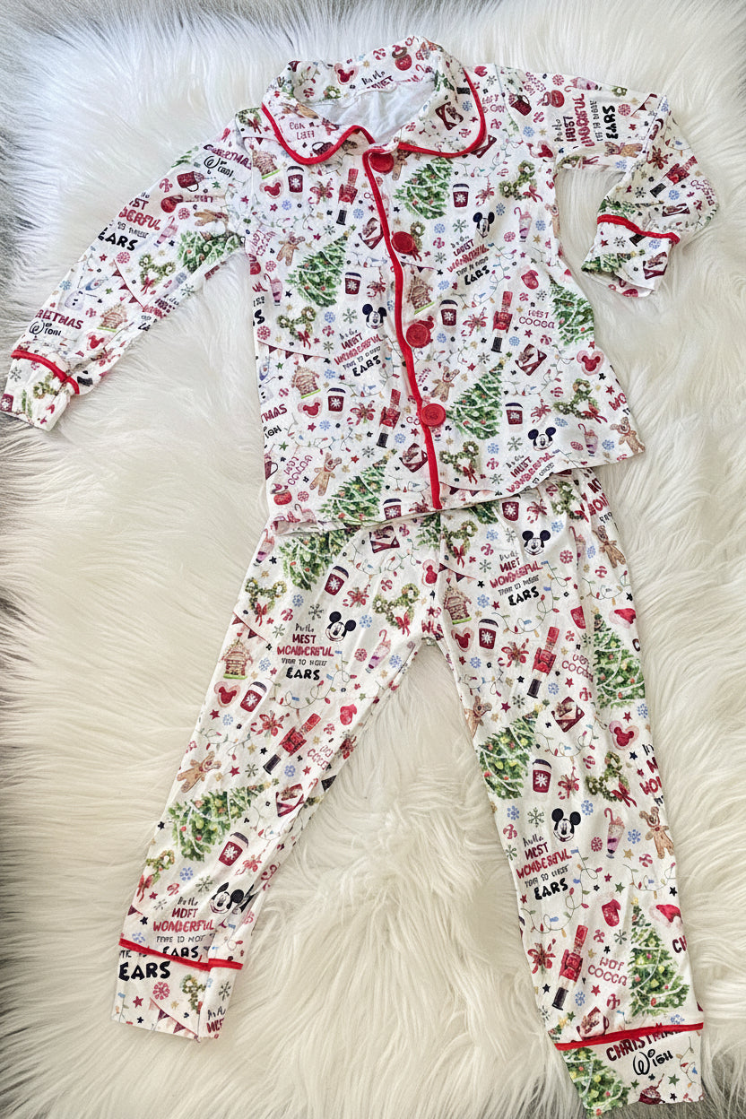 Disney Mickey Christmas Pajama Set - Double Take Western Boutique