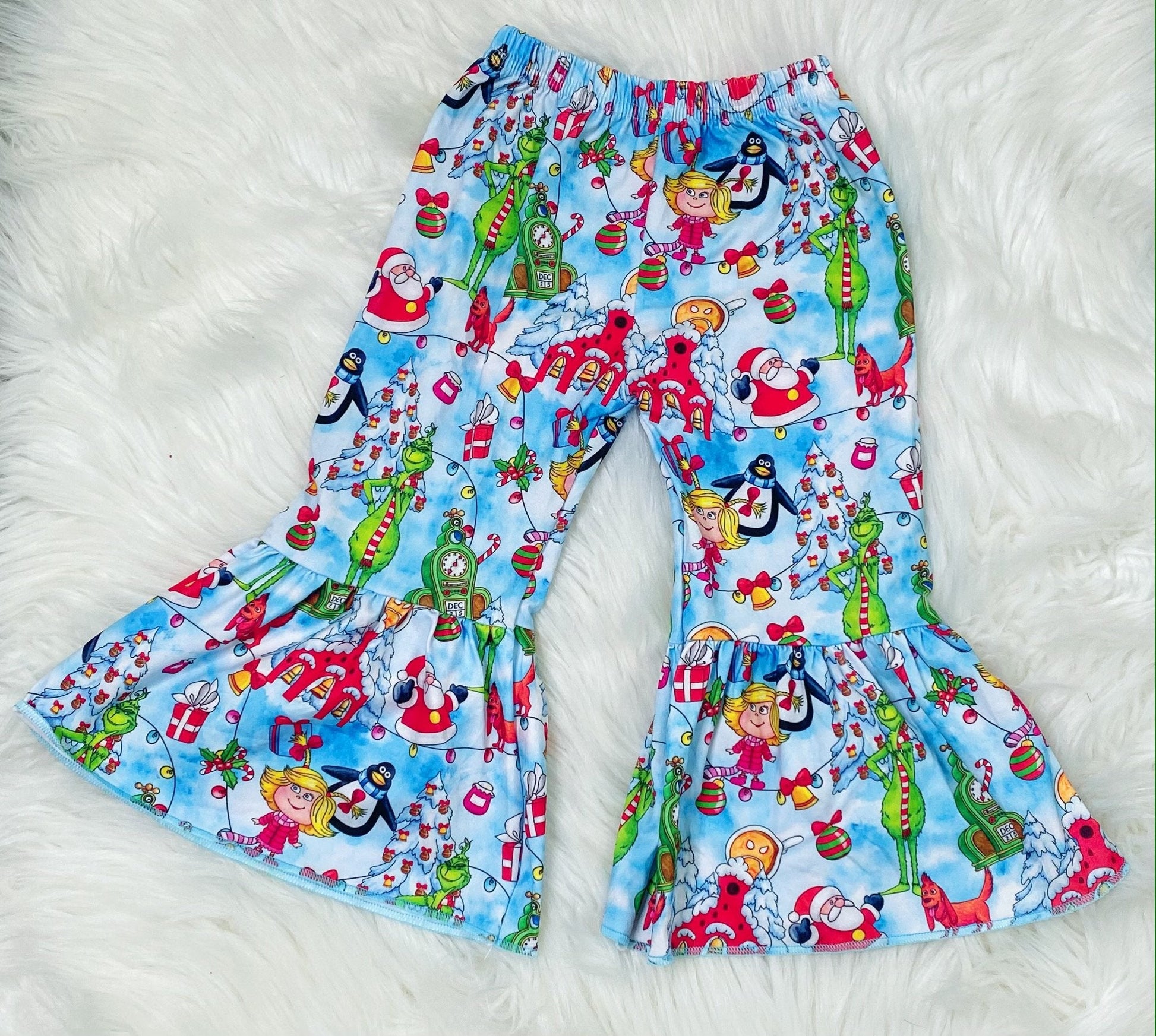 Grinch Girls Bells - Nico Bella Boutique 