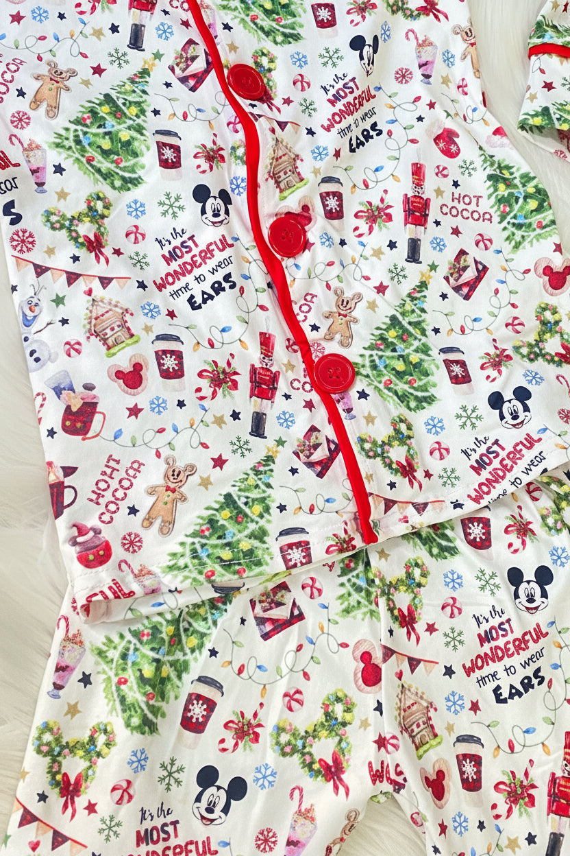 Disney Mickey Christmas Pajama Set - Double Take Western Boutique