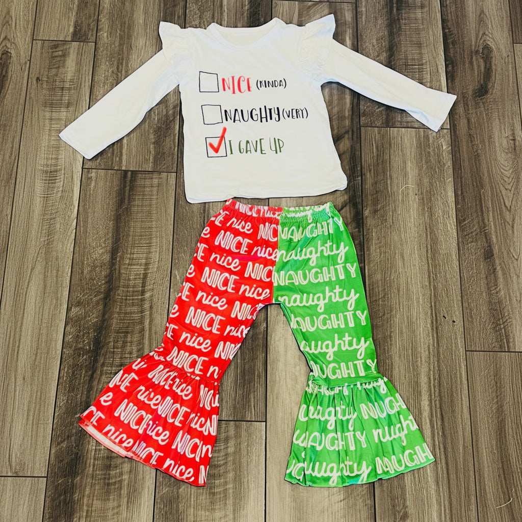 Naughty Nice Christmas Outfit