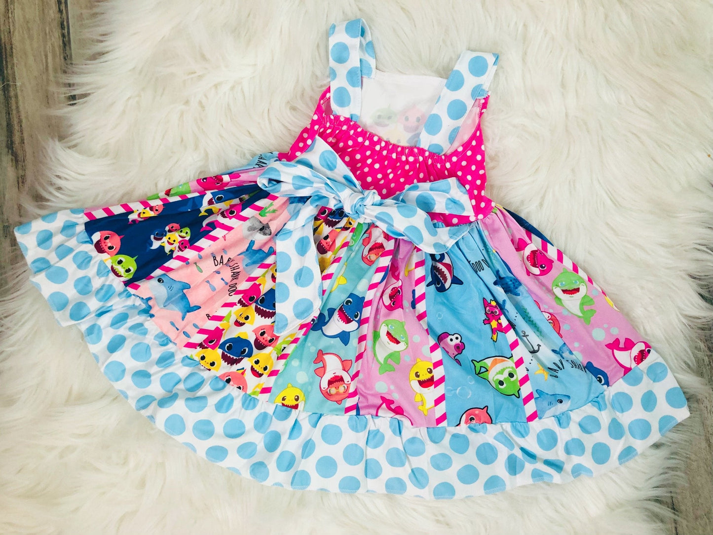 Ultimate Baby Shark Twirl Dress - Nico Bella Boutique 