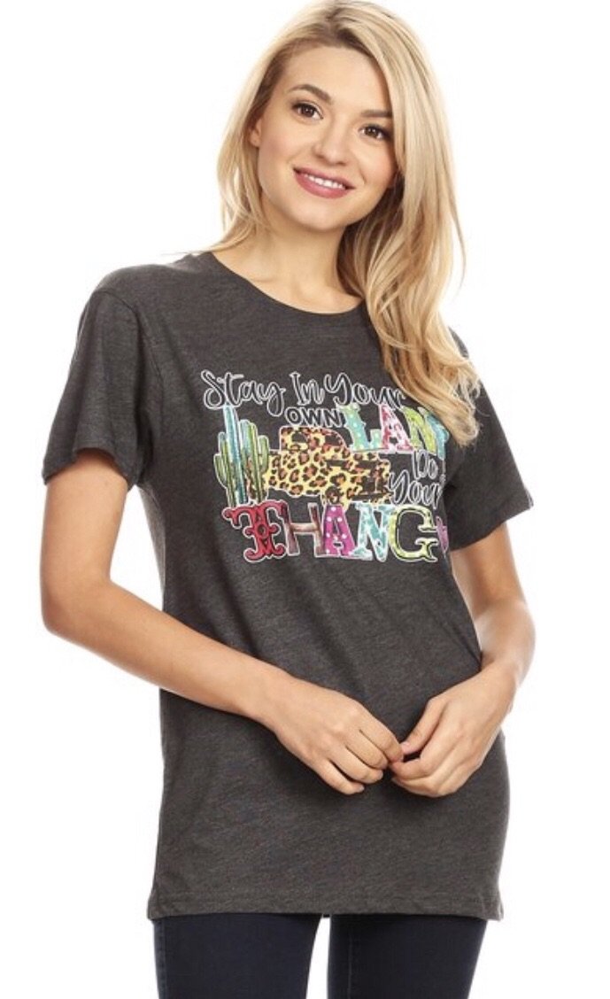 Stay in Your Own Lane Do Your Own Thang Graphic Tee - Nico Bella Boutique 