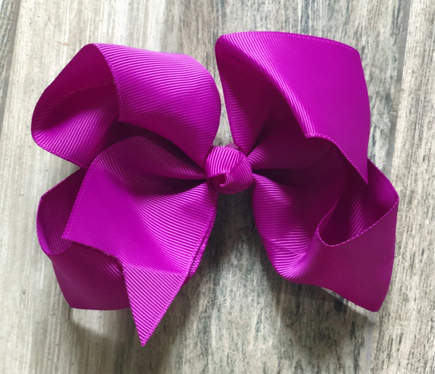 Purple Girls Hair Bow - Nico Bella Boutique 