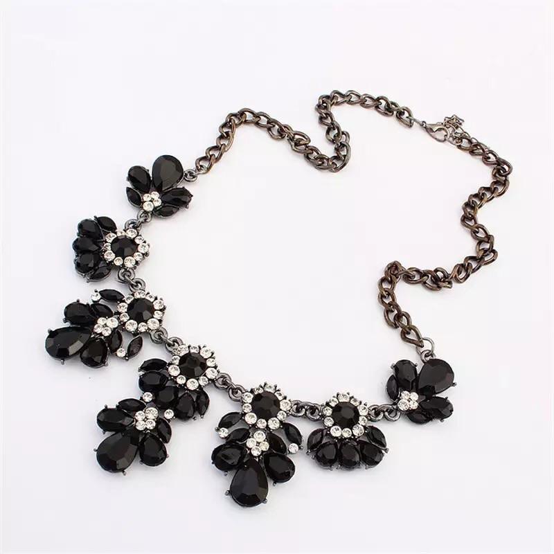 Black Gem Statement Necklaces - Nico Bella Boutique 