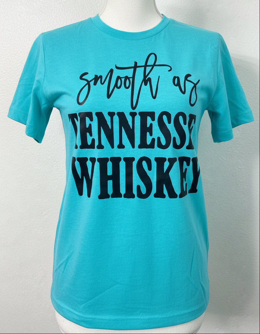 Smooth as Tennessee Whiskey Graphic Tee - Nico Bella Boutique 