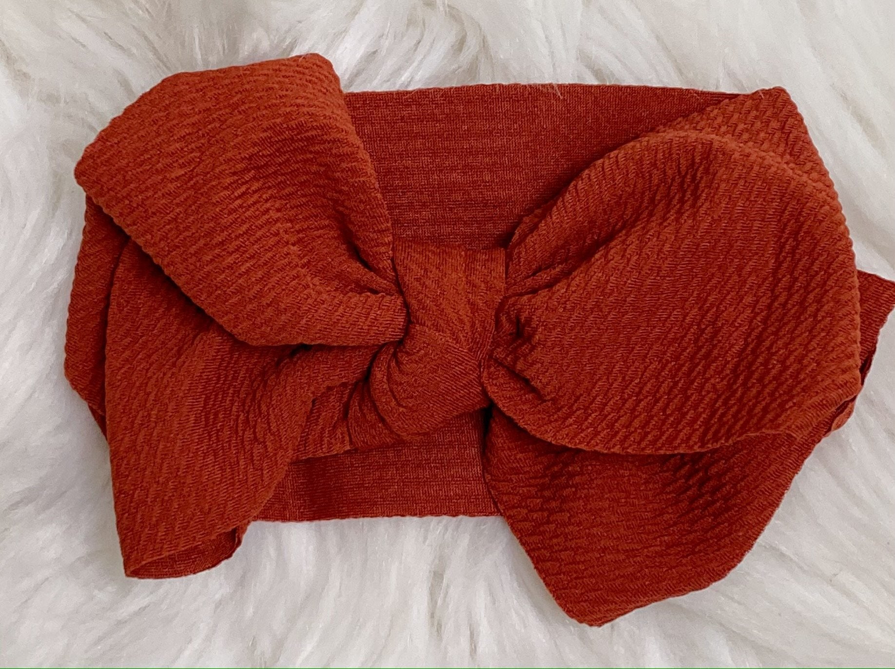 Cinnamon Head Wrap Bow Headband - Nico Bella Boutique 