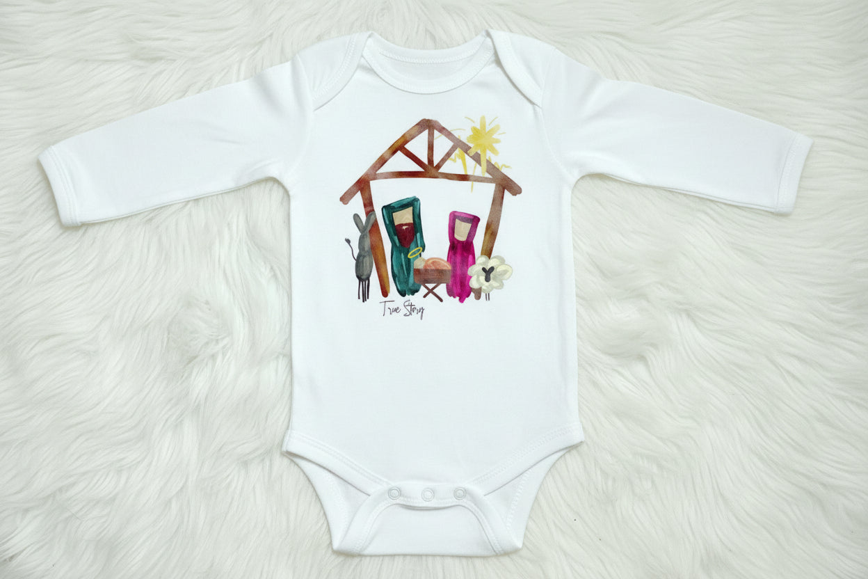 Nativity True Story Graphic Tee - Nico Bella Boutique 
