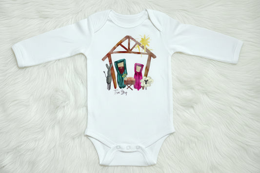Nativity True Story Graphic Tee - Nico Bella Boutique 