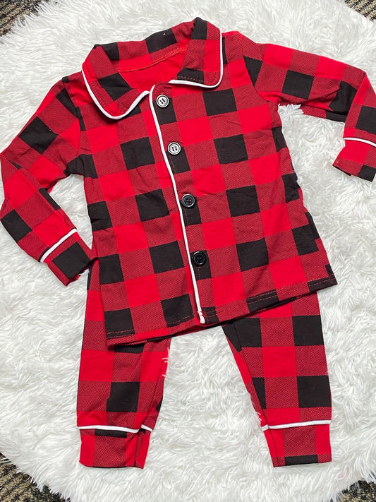 Buffalo Plaid Pajama Set