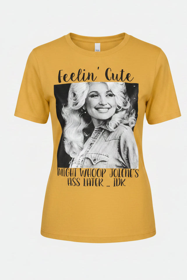 Feelin' Cute Jolene Graphic Tee - Nico Bella Boutique 