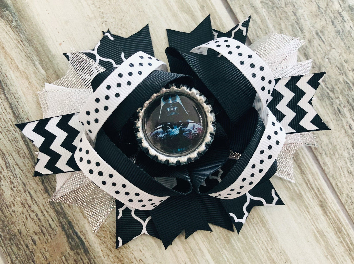 Darth Vader Hair Bow - Nico Bella Boutique 