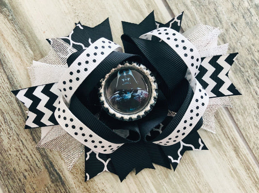 Darth Vader Hair Bow - Nico Bella Boutique 